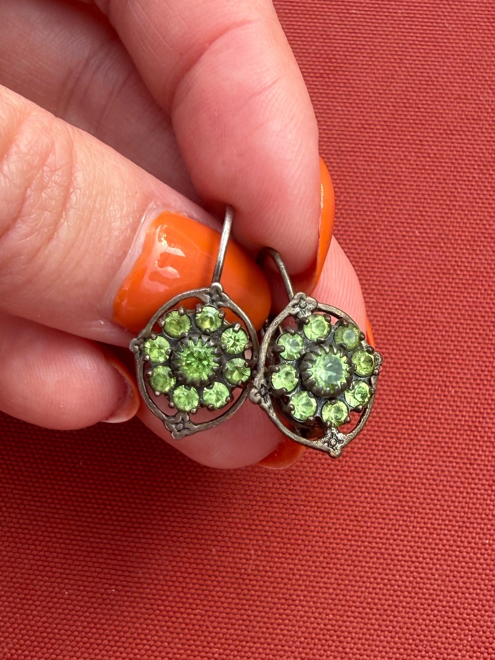 Kenny Ma Swarovski Floral Drop Earrings